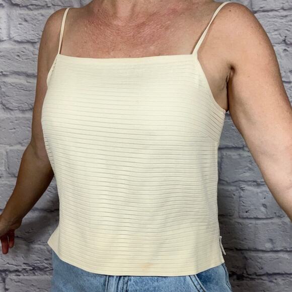 Worth Silk Cropped Tank Top Blouse - Picture 1 of 7